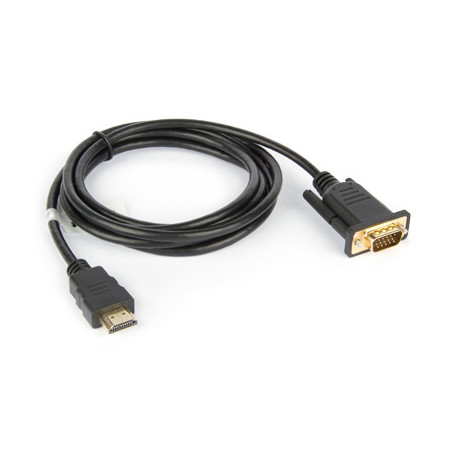 Hamlet XVCHDM-VGA180 cavo e adattatore video 1,8 m HDMI tipo A (Standard) VGA (D-Sub) Nero