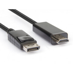 Hamlet XVCDP-HDM18 cavo e adattatore video 1,8 m DisplayPort HDMI tipo A (Standard) Nero