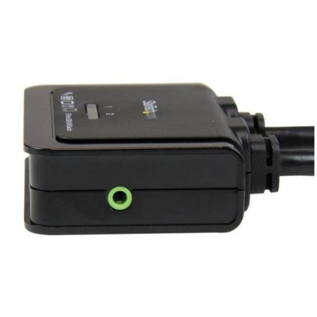 StarTech.com Switch KVM cavo HDMI USB 2 porte con audio e switch remoto - Alimentazione USB - Switch KVM / audio - 2 x KVM / aud