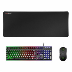 Tastiera e Mouse Gaming Mars Gaming MCPX portoghese