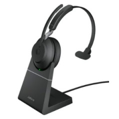 Jabra Evolve2 65, UC Mono Auricolare Wireless A Padiglione Ufficio USB tipo A Bluetooth Nero