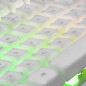Tastiera Mars Gaming MK220 Qwerty in Spagnolo RGB Bianco