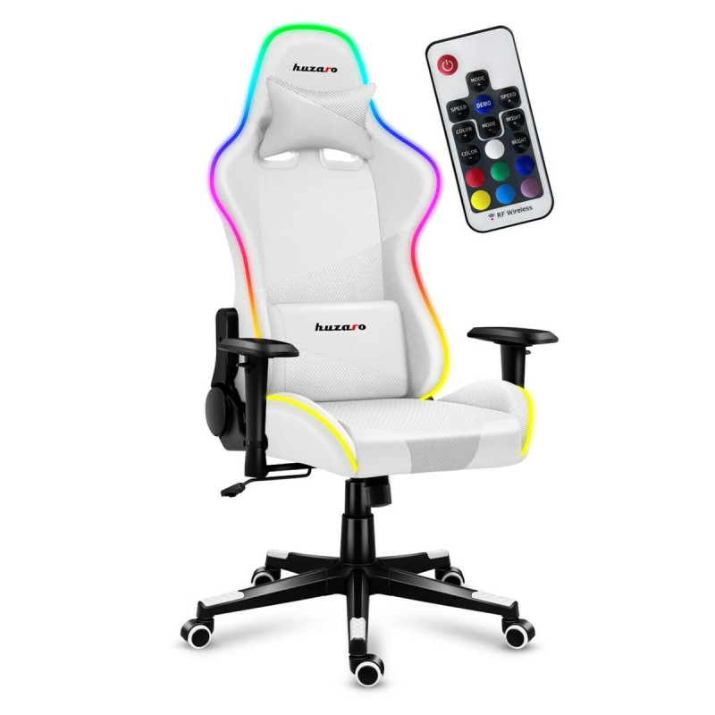 Sedia Gaming Huzaro Force 6.2 RGB Bianco