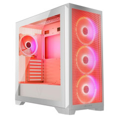 Case computer desktop ATX Modecom VOLCANO EXPANSE S APEX ARGB Bianco