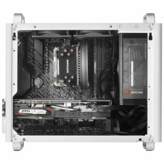 Case computer desktop ATX Mars Gaming MCELITEW Bianco