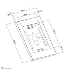 Supporto per cellulare o tablet Neomounts WL15-650WH1 Bianco