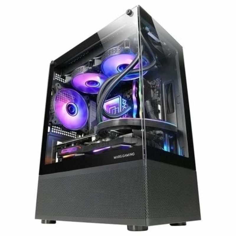 Case computer desktop ATX Mars Gaming MCSE Nero