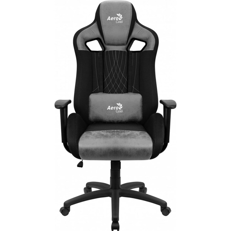 Sedia Gaming Aerocool EARL AeroSuede 180º Nero Grigio