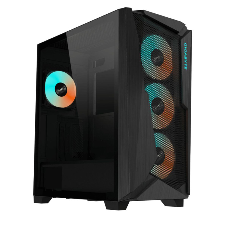 Case computer desktop ATX Gigabyte C301 GLASS Nero