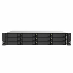 Memorizzazione in Rete NAS Qnap TS-1273AU-RP-8G Nero Grigio Alluminio